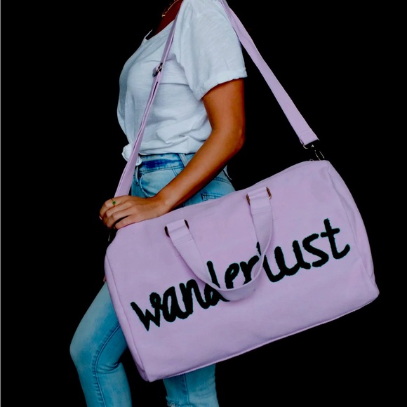 Amazing Wanderlust duffle bag in Light pink - Picture 3 of 7